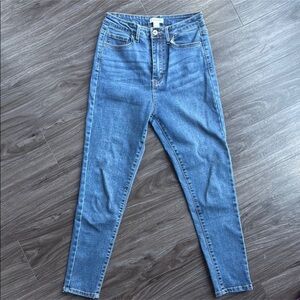 Forever 21 High Rise Blue Jeans